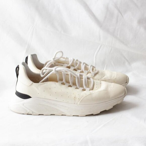 Rare Mara Bini Handmade In Italy Lightweight White Leather Sneaker Shoe 6.5 - Picture 1 of 12